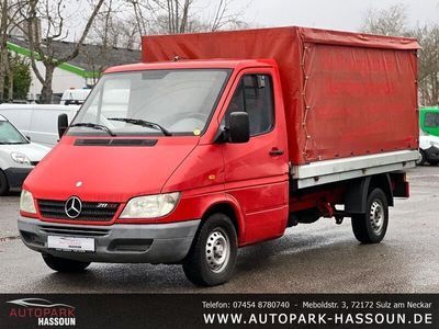 gebraucht Mercedes Sprinter Pritsche 211 CDI TÜV 09/25 AHK 3-Sitz.