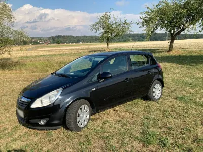 Gebraucht Opel Corsa 80 PS (58 kW) 2007 Schwarz Kleinwagen