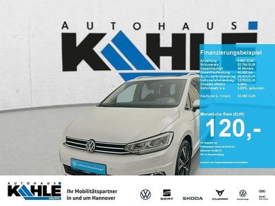 Gebraucht VW Touran Highline 150 PS (110 kW) 2023 Weiß Van / Kleinbus