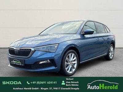 Gebraucht Skoda Scala 150 PS (110 kW) 2021 Blau (titanblau metallic) met. blau (titanblau metallic) met. Kleinwagen