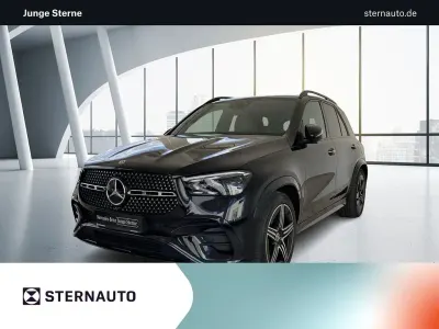 Gebraucht Mercedes GLE350 AMG line 197 PS (144 kW) 2023 Metalliclack obsidianschwarz SUV