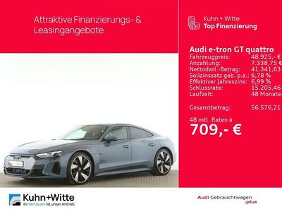 Kemoragrau metallic Gebraucht 2021 Audi e-tron GT quattro Ambiente Limousine | 48.925 €