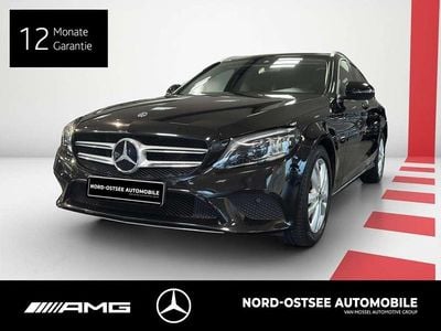 Metalliclack obsidianschwarz Gebraucht 2018 Mercedes C220 Avantgarde Kombi | 21.490 € (Fairer Preis)