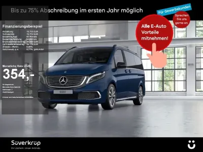 Używany Mercedes EQV300 Avantgarde 150 kW (204 KM) 2023 Niebieski Minivan