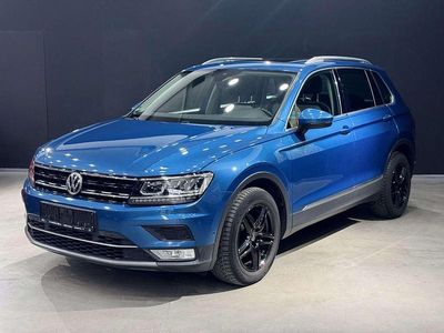 Caribbean blue metallic Gebraucht 2017 VW Tiguan Highline SUV | 18.450 € (Fairer Preis)