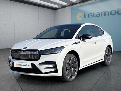 Weiß Gebraucht 2023 Skoda Enyaq iV RS SUV | 35.749 € (Guter Preis)
