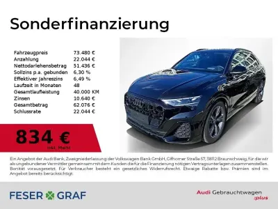 Gebraucht Audi Q8 S-Line 286 PS (210 kW) 2025 Mythosschwarz metallic SUV