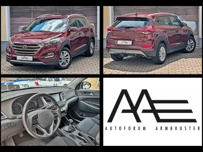 Gebraucht Hyundai Tucson Style 185 PS (136 kW) 2015 Rot SUV
