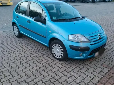 Usado Citroën C3 Comfort 75 CV (55 kW) 2007 Azul Berlina