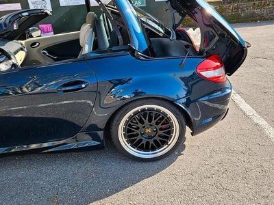 Second-hand Mercedes SLK350 AMG 272 CP (200 kW) 2005 Albastru Cabrio