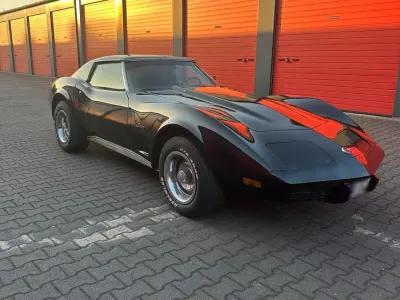 Gebraucht Chevrolet Corvette Stingray 235 PS (172 kW) 1975 Schwarz Coupé
