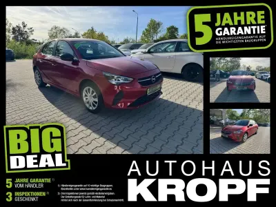 Gebraucht Opel Corsa Edition 101 PS (74 kW) 2023 Chili rot/kardio rot Kleinwagen