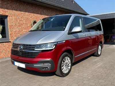 Second-hand VW Multivan Generation Six 150 CP (110 kW) 2021 Roșu Monovolum