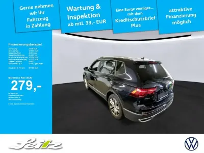 Gebraucht VW Tiguan Allspace Elegance 245 PS (180 kW) 2022 Schwarz SUV
