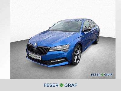 Gebraucht Skoda Superb SportLine 190 PS (139 kW) 2023 Raceblau metallic Limousine