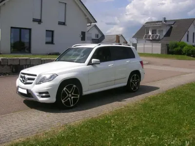 Gebraucht Mercedes GLK220 AMG line 170 PS (125 kW) 2013 Polarweiss  unilack SUV