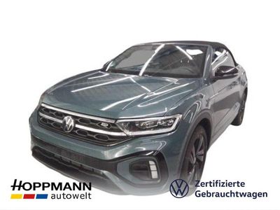 Blau Gebraucht 2025 VW T-Roc Cabriolet R-line Cabrio | 38.760 € (Etwas zu teuer)