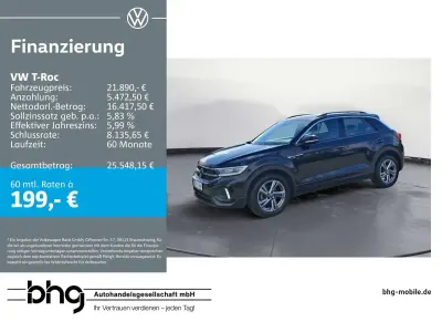 Gebraucht VW T-Roc R-line 110 PS (80 kW) 2024 Deep black perleffekt SUV