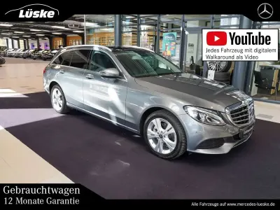 Gebraucht Mercedes C220 Exclusive 170 PS (125 kW) 2018 Grau Kombi