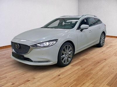 Rhodium white Gebraucht 2024 Mazda 6 Takumi-Line Kombi | 29.900 € (Fairer Preis)