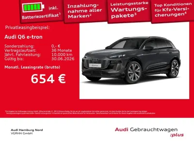 Używany Audi Q6 e-tron S-Line 225 kW (306 KM) 2025 Czarny SUV