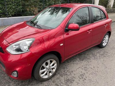 gebraucht Nissan Micra 1,2 80 PS Rot Metallic