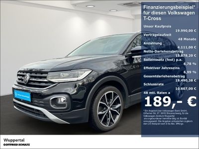 gebraucht VW T-Cross - 1 0 TSI Style DSG LED NAVI SHZ PDC KAMERA LM ZV