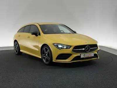Gebraucht Mercedes CLA180 Shooting Brake AMG line 136 PS (100 kW) 2020 Gelb Kombi