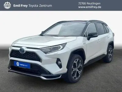 Gebraucht Toyota RAV4 Hybrid Style 306 PS (225 kW) 2021 Novaweiß perleffekt / dach schwarz SUV