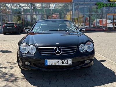 Usata Mercedes SL350 245 CV (180 kW) 2004 Nero Cabrio