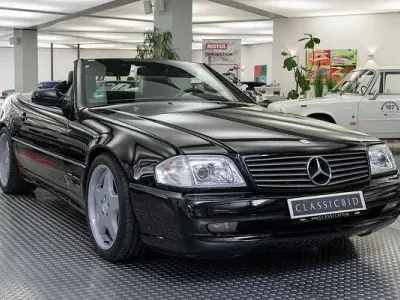 Gebraucht Mercedes SL500 304 PS (223 kW) 2002 Schwarz Cabrio