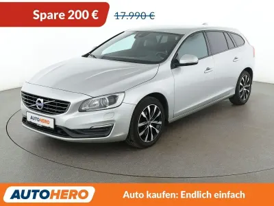 Używany Volvo V60 Linje Svart 152 KM (111 kW) 2018 Srebrny Kombi