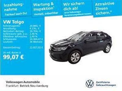 Gebraucht VW Taigo Life 95 PS (69 kW) 2025 Deep black perleffekt (metallic) SUV