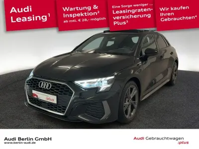 Gebraucht Audi A3 S-Line 110 PS (80 kW) 2023 Mythosschwarz metallic Limousine