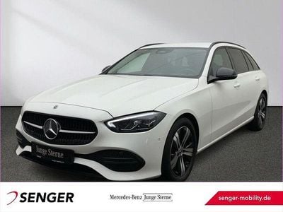 Gebraucht Mercedes C220 Avantgarde 200 PS (147 kW) 2022 Unilack polarweiß Kombi