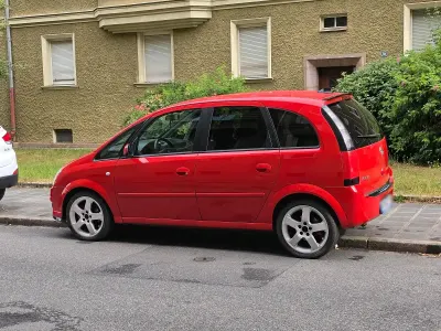 Gebraucht Opel Meriva 125 PS (91 kW) 2007 Rot Van / Kleinbus
