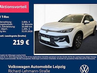 Neu VW T-Roc Life 116 PS (85 kW) 2025 Weiß SUV