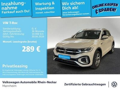 Second-hand VW T-Roc R-line 110 CP (80 kW) 2024 Gri SUV