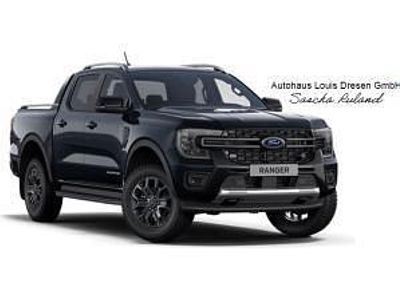 Neu Ford Ranger Wildtrack 205 PS (150 kW) 2025 Schwarz (obsidianschwarz metallic) Pickup