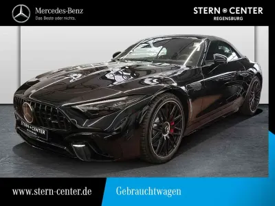 Gebraucht Mercedes SL55 AMG AMG 476 PS (350 kW) 2026 Metalliclack obsidianschwarz Cabrio