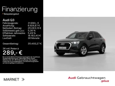 Gebraucht Audi Q3 Basis 150 PS (110 kW) 2024 Mythosschwarz metallic SUV