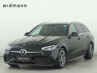 Unilack schwarz uni Gebraucht 2025 Mercedes C300 Advanced Kombi | 44.350 € (Guter Preis)