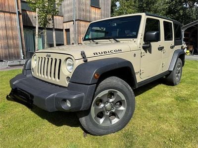 Gebraucht Jeep Wrangler Unlimited Rubicon 284 PS (208 kW) 2017 Beige SUV