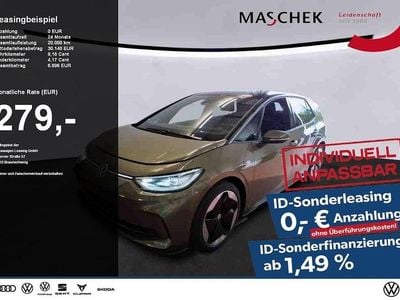 Gebraucht VW ID.3 Pro 150 kW (204 PS) 2023 Dark olivine green metallic sc Kleinwagen