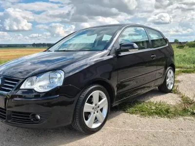 Gebraucht VW Polo Sportline 105 PS (77 kW) 2008 Schwarz Kleinwagen