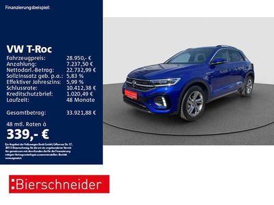 Gebraucht VW T-Roc R-line 150 PS (110 kW) 2024 Blau SUV