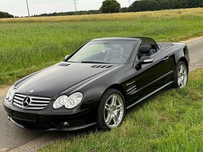 Second-hand Mercedes SL55 AMG AMG 500 CP (367 kW) 2003 Negru Cabrio