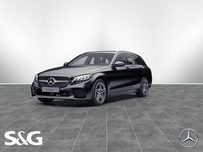 Gebraucht Mercedes C200 AMG 184 PS (135 kW) 2020 Metalliclack obsidianschwarz Kombi