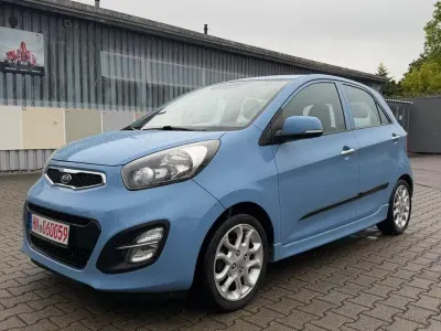 Gebraucht Kia Picanto Spirit 86 PS (63 kW) 2012 Blau Kleinwagen