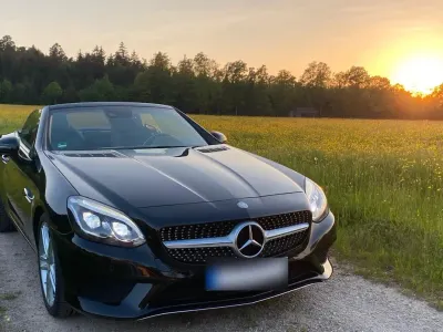 Gebraucht Mercedes SLC180 AMG line 156 PS (114 kW) 2016 Schwarz Cabrio